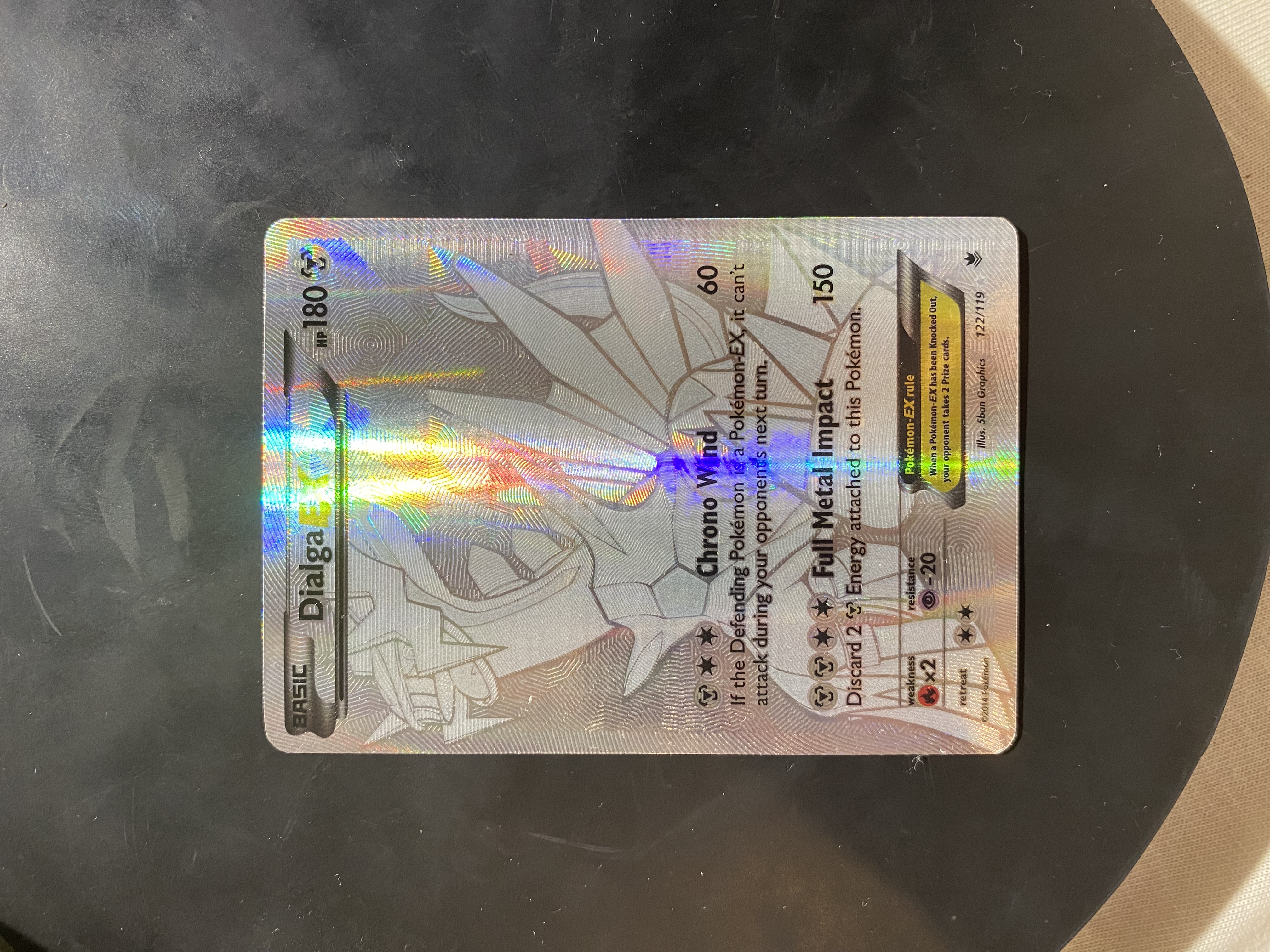 Dialga EX Full Art Secret Rare 122/119